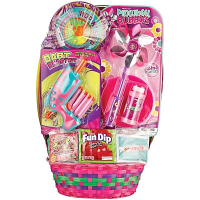 slide 1 of 1, Wonder Treats Bubbles Easter Basket, Large, 1 ct