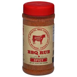 K. Spoetzl BBQ Company Spicy BBQ Rub 12 oz
