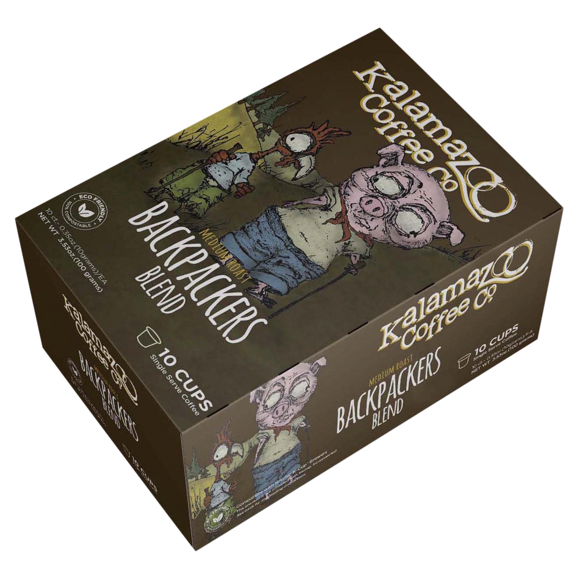 slide 1 of 5, Kalamazoo Candle Company KALAMAZOO COFFEE CUPS BACKPACKERS BLEND 3.53O, 1 ct