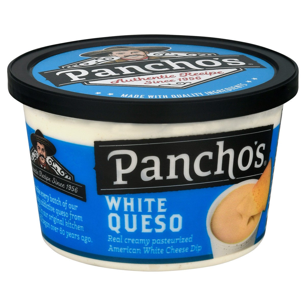 slide 2 of 9, Pancho's White Queso Cheese Dip 16 oz, 16 oz