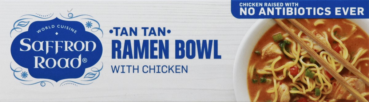 slide 4 of 6, Saffron Road Ramen Bowl, with Chicken, Tan Tan, Medium, 6 oz