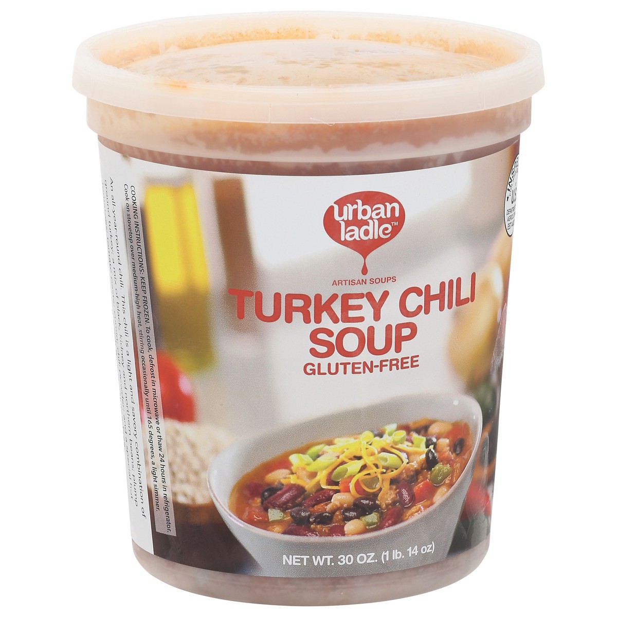 slide 14 of 14, Urban Ladle Turkey Chili Soup, 30 oz