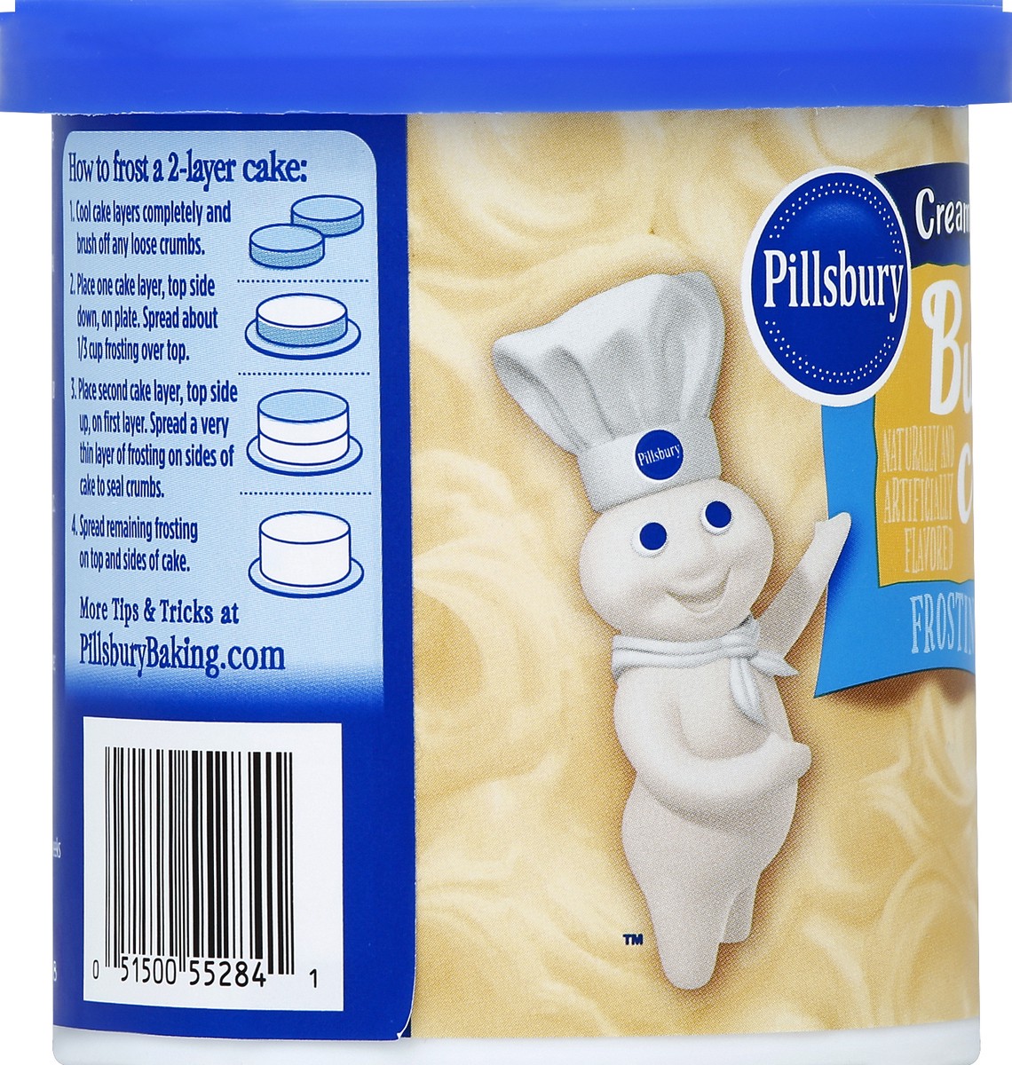 slide 3 of 6, Pillsbury Creamy Supreme Buttercream Frosting, 16 oz