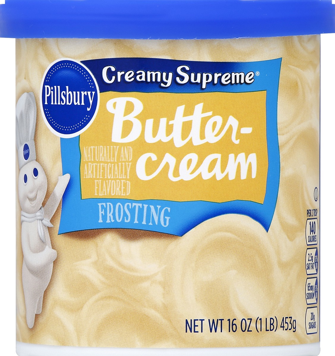 slide 5 of 6, Pillsbury Creamy Supreme Buttercream Frosting, 16 oz