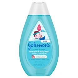 Johnson's Clean & Fresh Kids' 2-in-1 Shampoo & Body Wash, 13.6 fl. oz