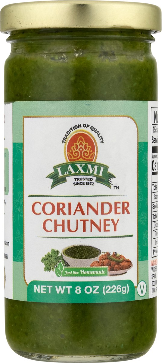 slide 6 of 9, Laxmi Coriander Chutney 8 oz, 8 oz