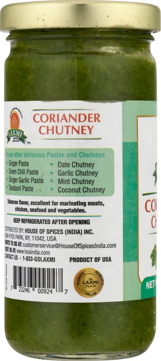 slide 8 of 9, Laxmi Coriander Chutney 8 oz, 8 oz