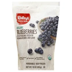 Raley's Organic Frozen Blueberries 10 oz