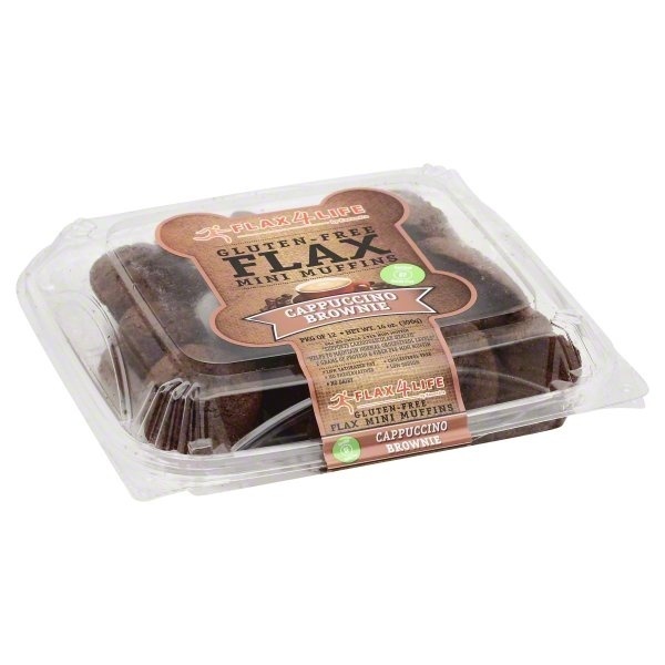 slide 1 of 1, Flax4Life Cappuccino Brownie Mini Muffins, 12 ct; 14 oz