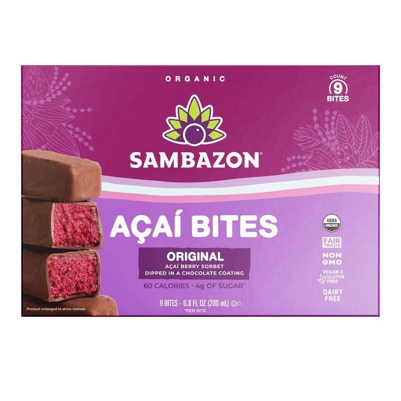 slide 1 of 10, Sambazon Acai Superfruit Bites, 7.6 oz