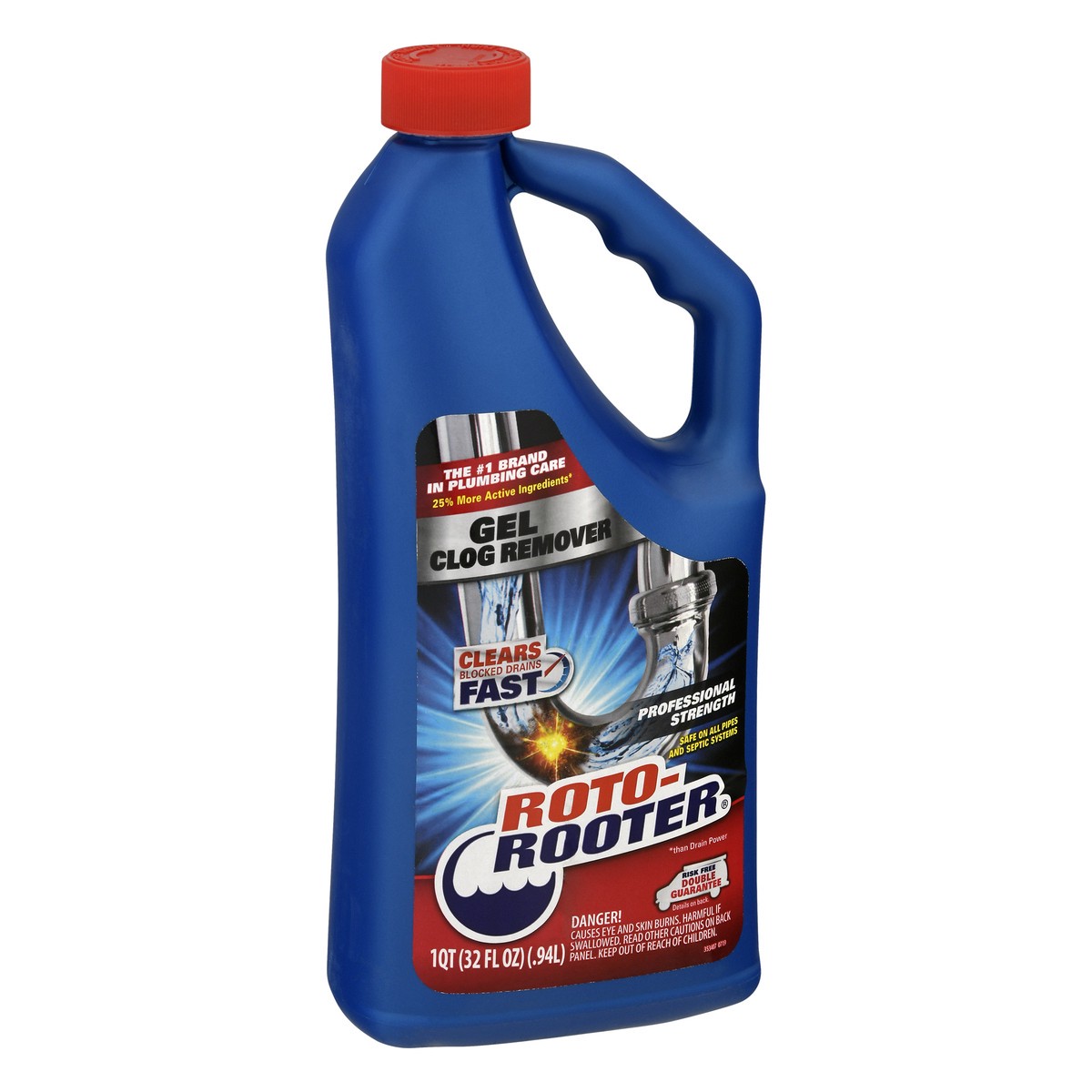 slide 10 of 10, Roto-Rooter Professional Strength Gel Clog Remover 1 qt, 1 qt