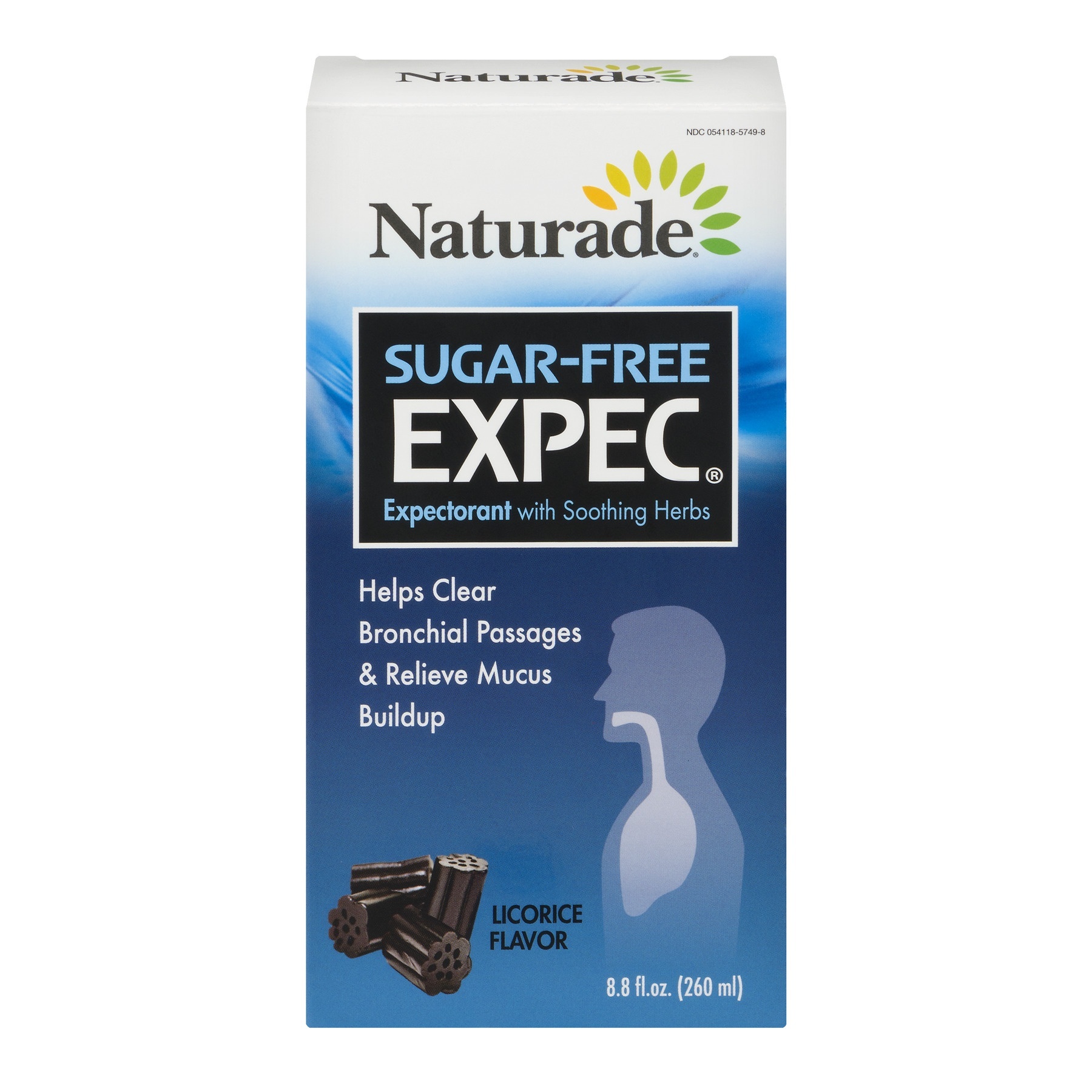 slide 1 of 1, Naturade Sugar-Free Expec Herbal Expectorant With Guaifenesin Licorice Flavor, 8 oz