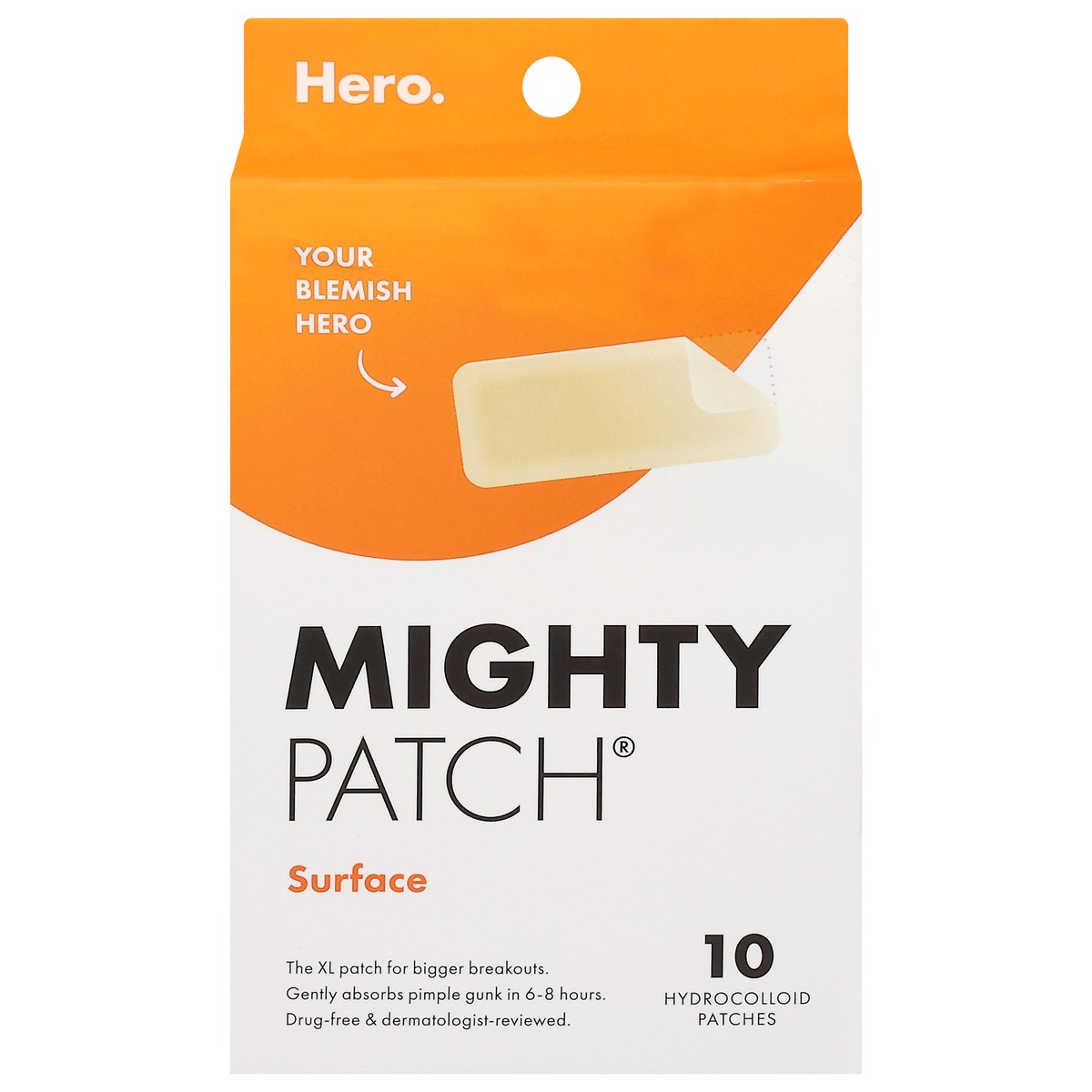 slide 1 of 1, Hero Cosmetics Mighty Patch Surface, 10ct, 10 ct