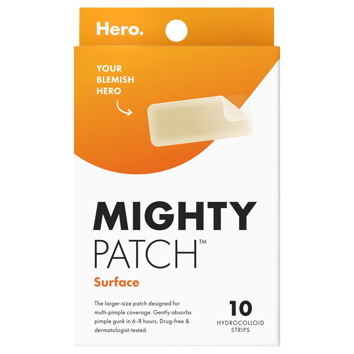 slide 1 of 1, Hero Cosmetics Mighty Patch Surface, 10ct, 10 ct