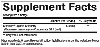 slide 2 of 2, Natural Factors CranRich Super Strength Organic Cranberries, 181 g