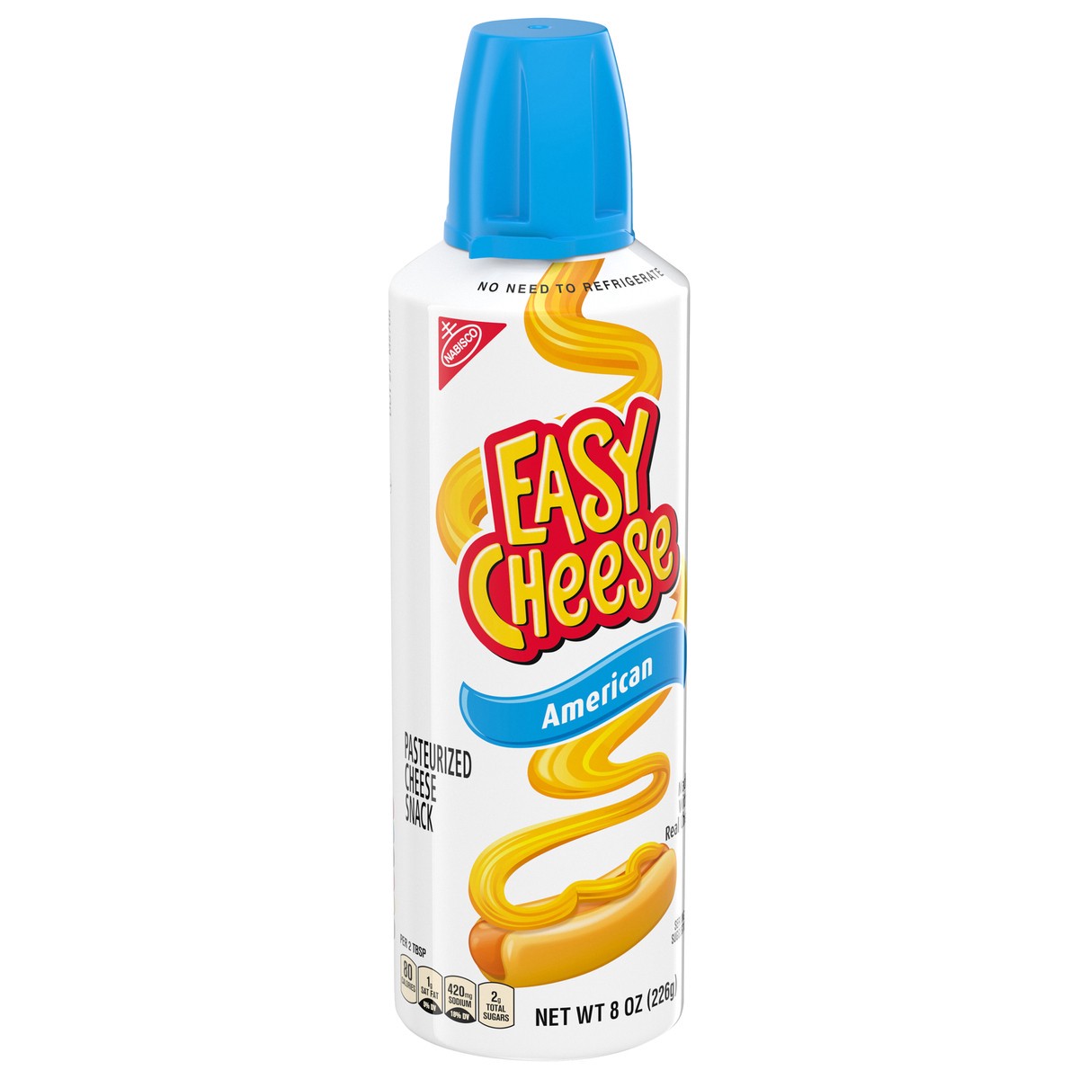 slide 2 of 9, Easy Cheese American Cheese Snack, 8 oz, 8 oz