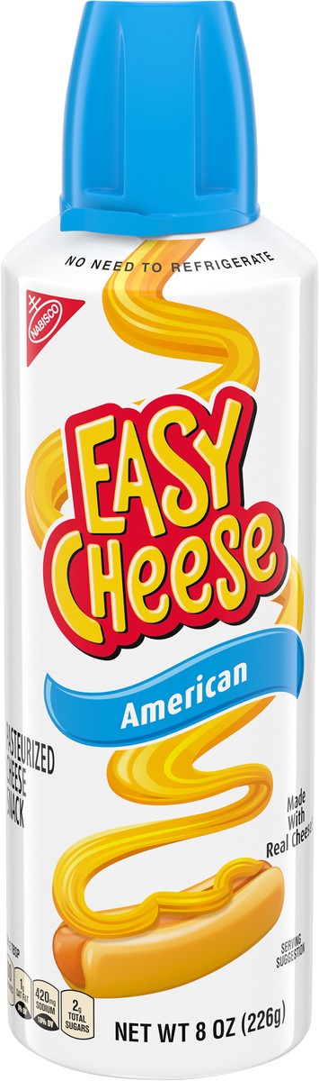 slide 6 of 9, Easy Cheese American Cheese Snack, 8 oz, 8 oz