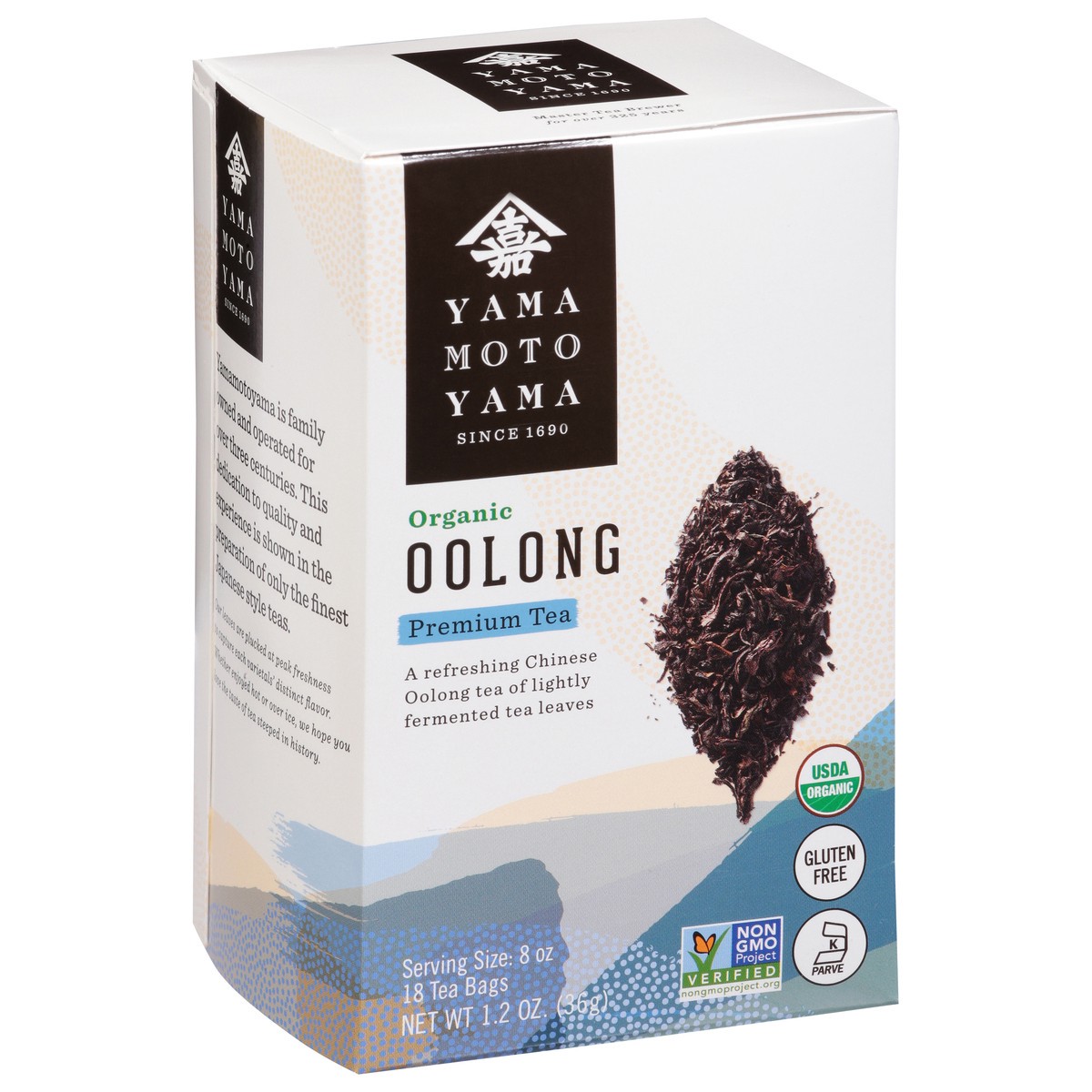 slide 2 of 9, Yamamotoyama Yamamoto Oolong Tea, 18 ct