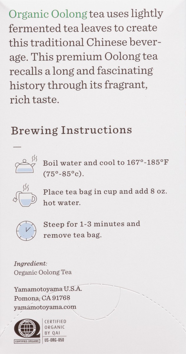 slide 8 of 9, Yamamotoyama Yamamoto Oolong Tea, 18 ct