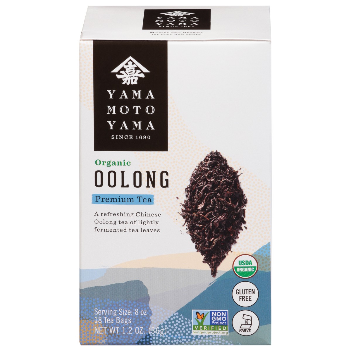 slide 1 of 9, Yamamotoyama Yamamoto Oolong Tea, 18 ct