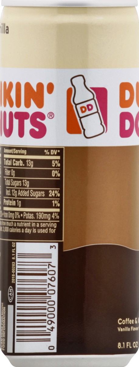 slide 3 of 4, Dunkin' Dark Vanilla Shot In The Dark, 8.4 fl oz