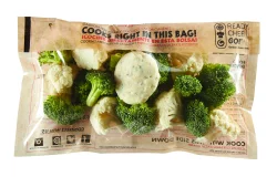 Garlic Butter Broccoli Cauliflower