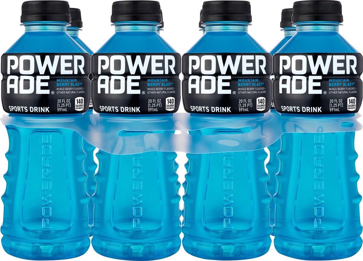 slide 2 of 3, Powerade Sports Drink - 8 ct, 8 ct; 20 fl oz