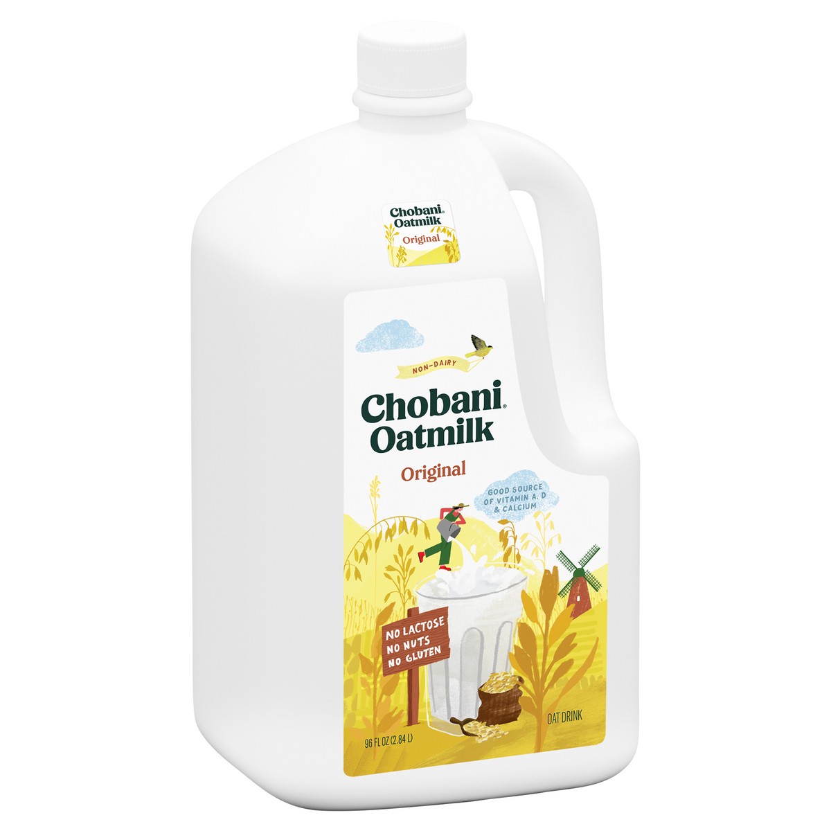 slide 2 of 9, Chobani Plain Oat Milk, 96 fl oz