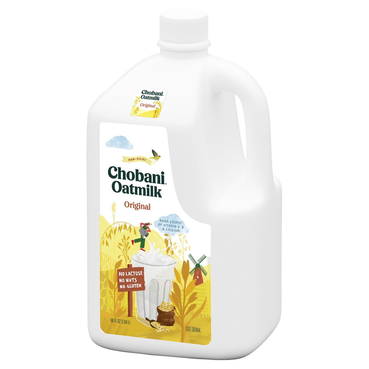 slide 3 of 9, Chobani Plain Oat Milk, 96 fl oz