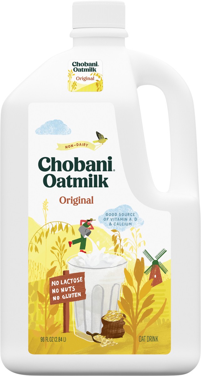 slide 6 of 9, Chobani Plain Oat Milk, 96 fl oz