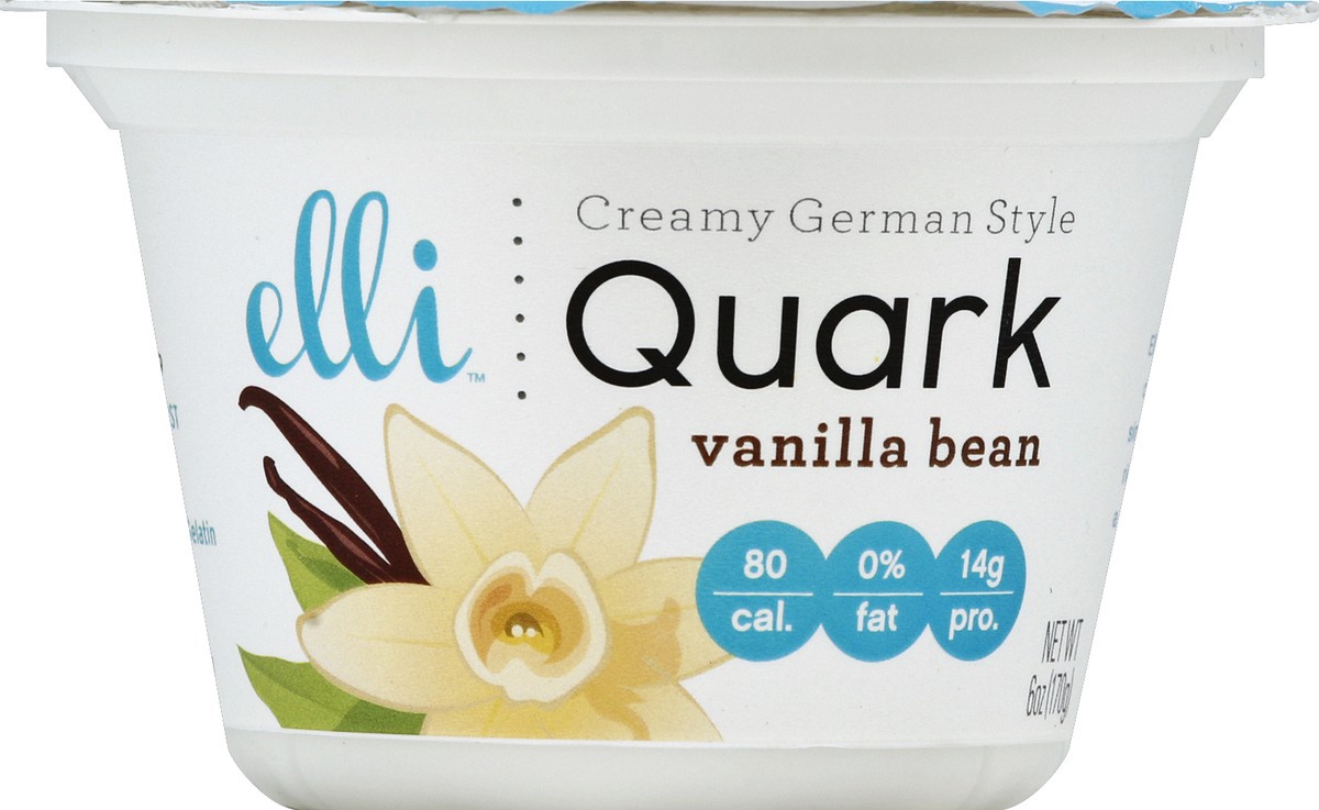 slide 3 of 3, Elli Quark Vanilla Bean, 6 oz