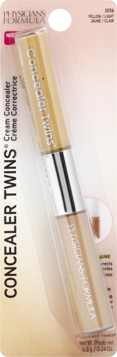 slide 8 of 9, Physicians Formula Concealer Twins Yellow/Light 3056 Cream Concealer 6.8 gr, 6.80 g