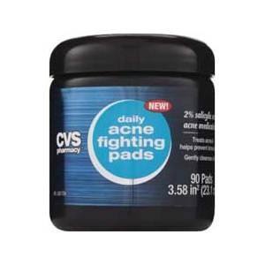 slide 1 of 1, CVS Health Daily Acne Fighting Pads, 90 ct