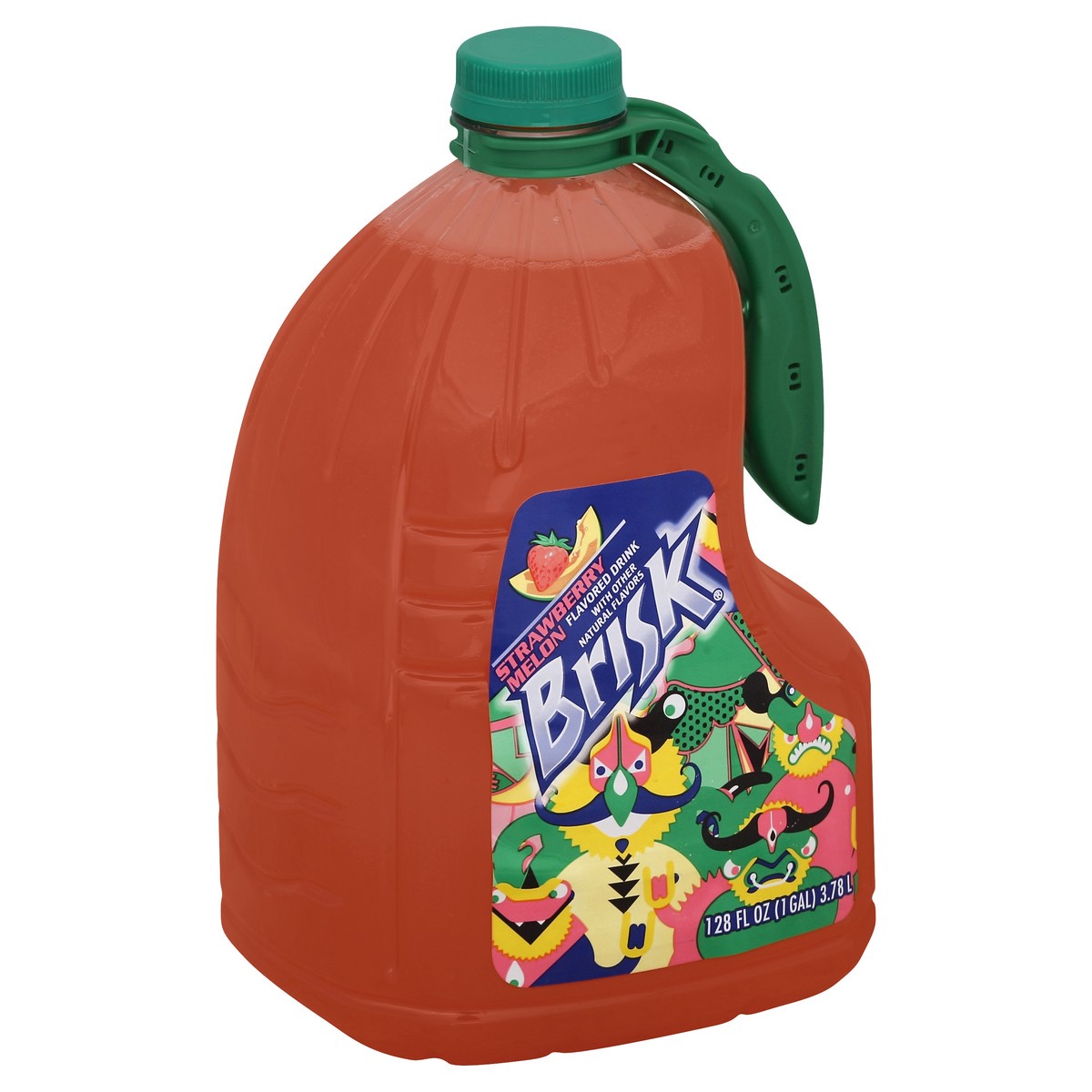 slide 3 of 4, Brisk Flavored Drink - 128 oz, 128 oz