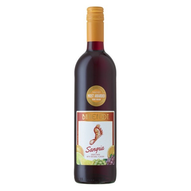 slide 1 of 2, Barefoot Red Wine, 750 ml