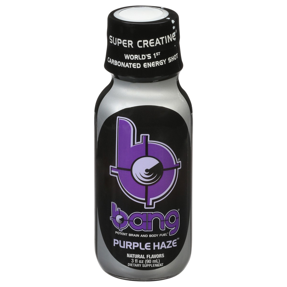 slide 9 of 13, Bang Purple Haze Carbonated Energy Shot 3 fl oz, 3 oz