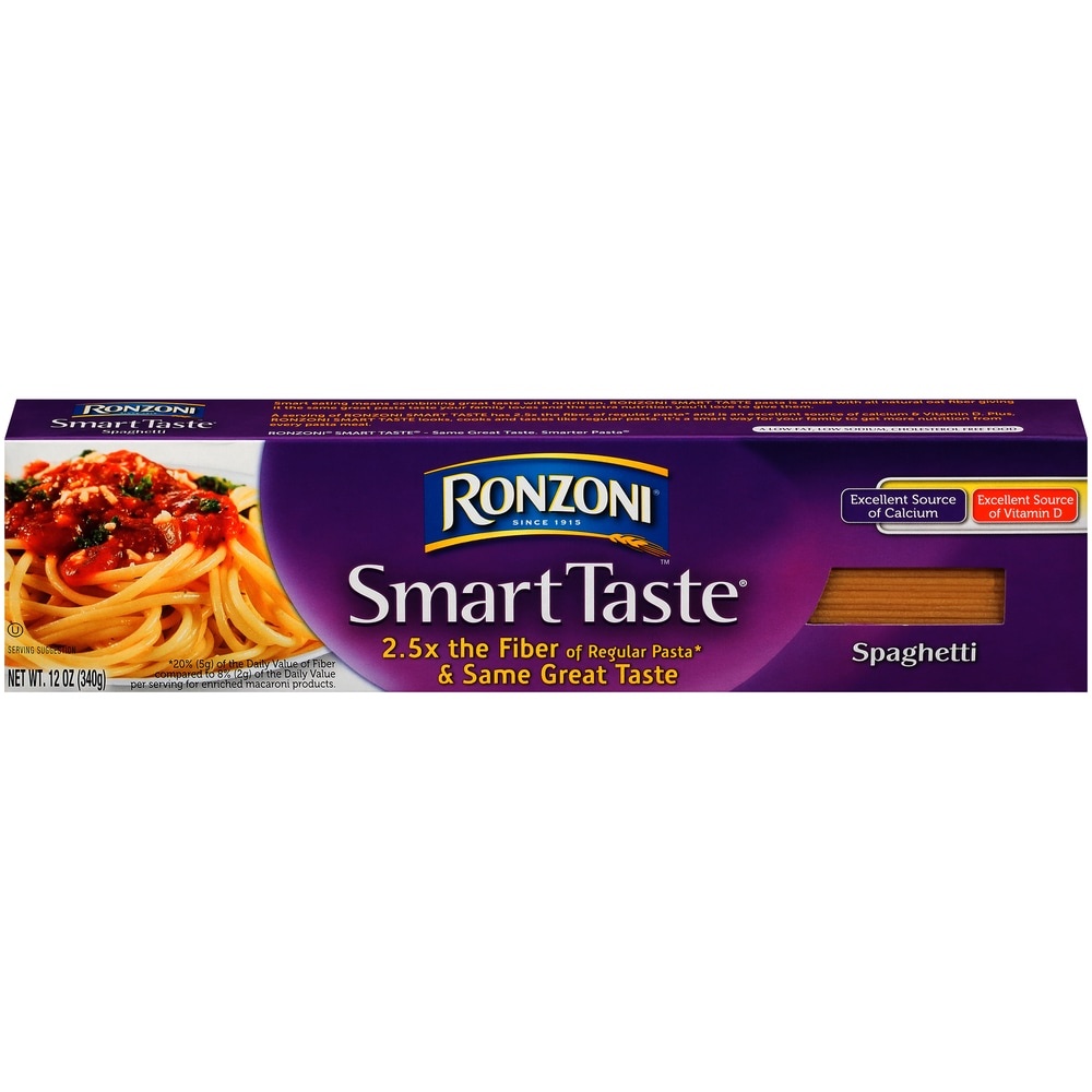 slide 1 of 6, Ronzoni Smart Taste Spaghetti, 12 oz