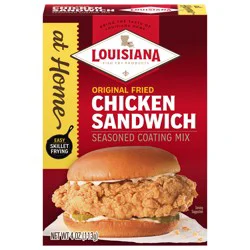 Louisiana Fish Fry Products Original Fried Chicken Sandwich Seasoned Coating Mix - 4 oz