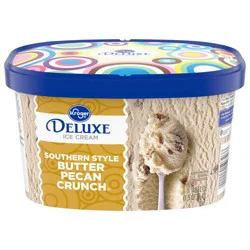 Kroger Deluxe Southern Crunch Butter Pecan Ice Cream