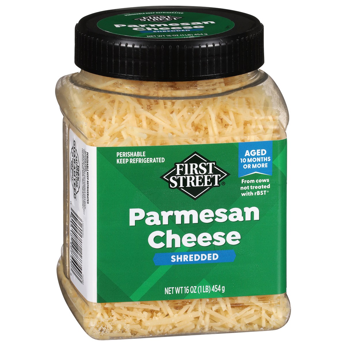 slide 2 of 4, First Street Shredded Parmesan Cheese, 16 oz