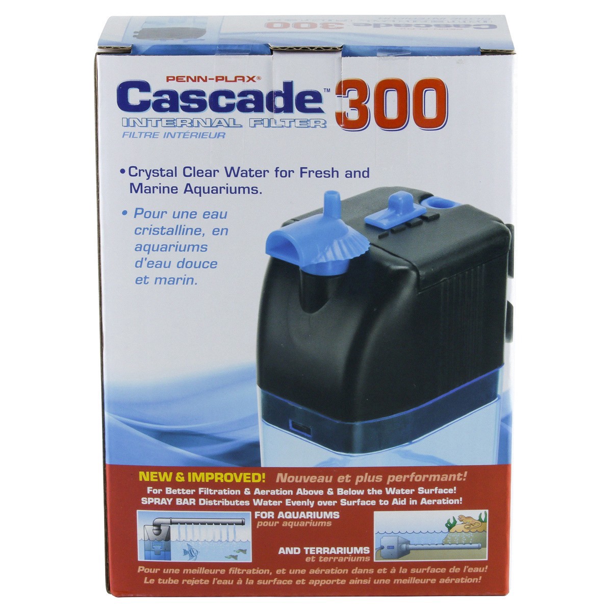 slide 6 of 21, Penn Plax Cascade Internal Aquarium Filter, 10 gal