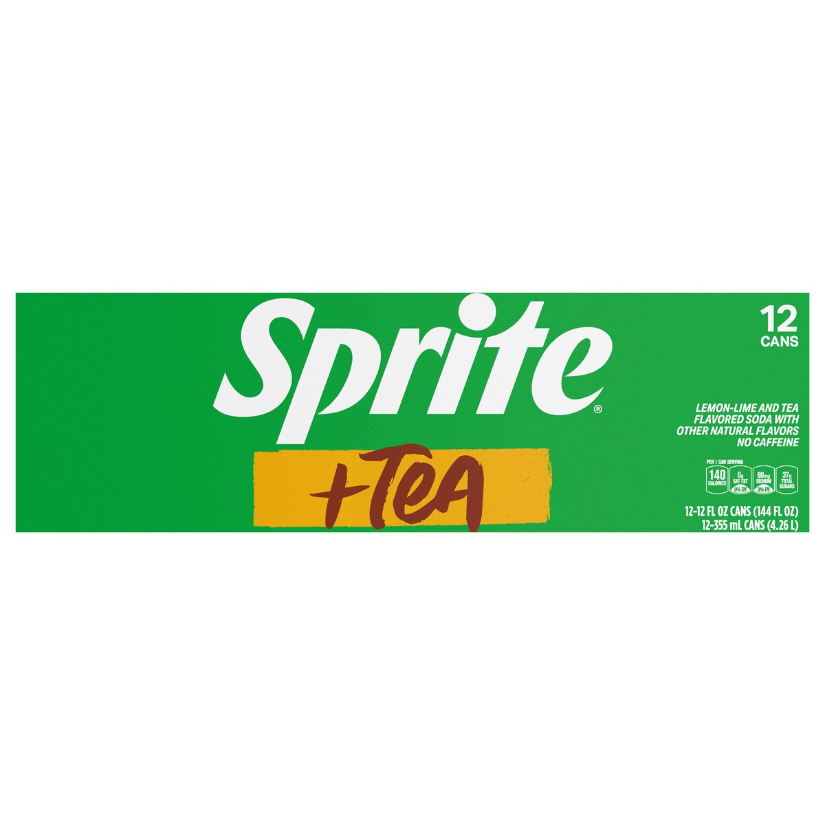 slide 1 of 14, Sprite + Tea Fridge Pack Cans, 12 fl oz, 12 Pack, 12 ct; 12 oz