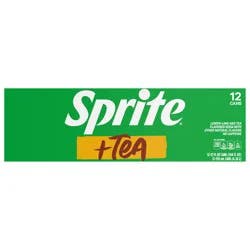 Sprite + Tea Fridge Pack Cans, 12 fl oz, 12 Pack