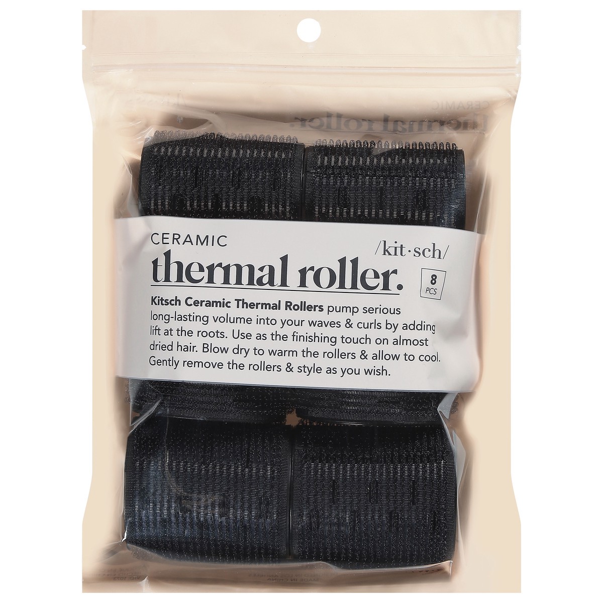 slide 1 of 3, Kitsch Ceramic Thermal Rollers 8 ea, 8 ct