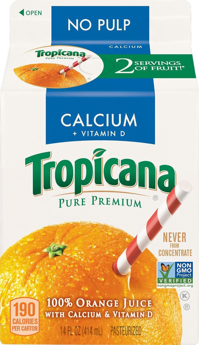 slide 1 of 9, Tropicana 100% Juice - 0 oz, 0 oz