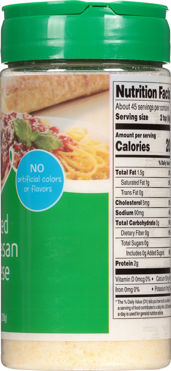 slide 6 of 14, Food Club Parmesan Grated Cheese 8 oz, 8 oz