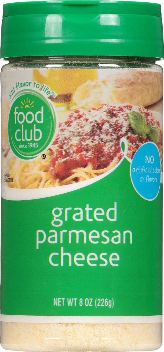 slide 13 of 14, Food Club Parmesan Grated Cheese 8 oz, 8 oz