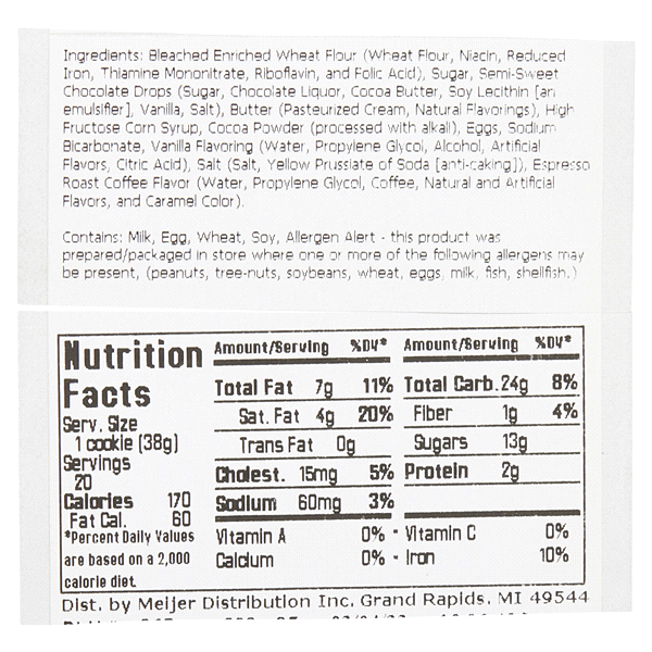 slide 2 of 13, Fresh from Meijer Ultimate Double Chocolate Cookies, 20 Count, 20 ct