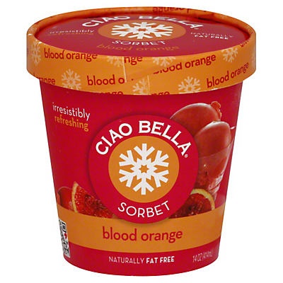 slide 1 of 1, Ciao Bella Sicilian Blood Orange Sorbetto, 14 fl oz