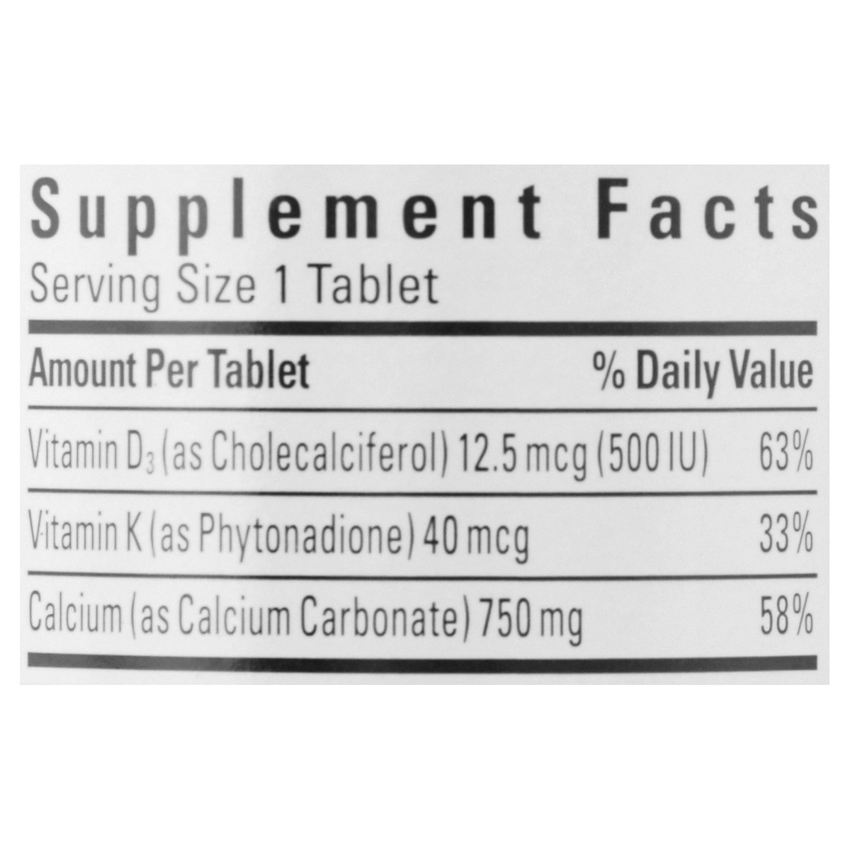 slide 12 of 12, Nature Made 750 mg Tablets Calcium 100 ea, 100 ct; 750 mg